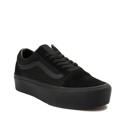 vans black and white flame