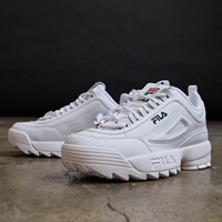 Fila disruptor hot sale black velour