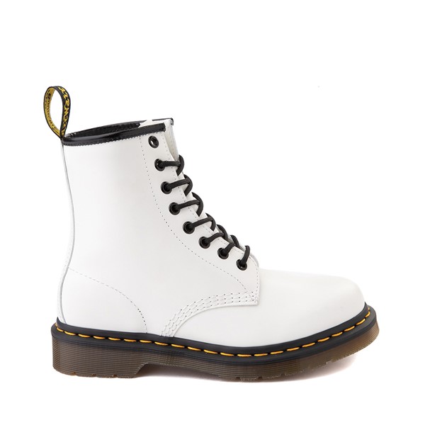 Main view of Womens Dr. Martens 1460 8-Eye Boot - White