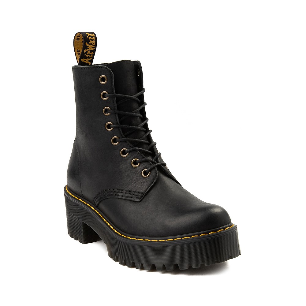 Womens Dr. Martens Shriver Hi 8-Eye Boot - Black | JourneysCanada