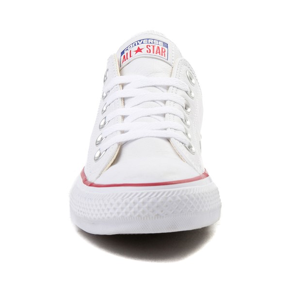 alternate view Converse Chuck Taylor All Star Lo Leather Sneaker - WhiteALT4