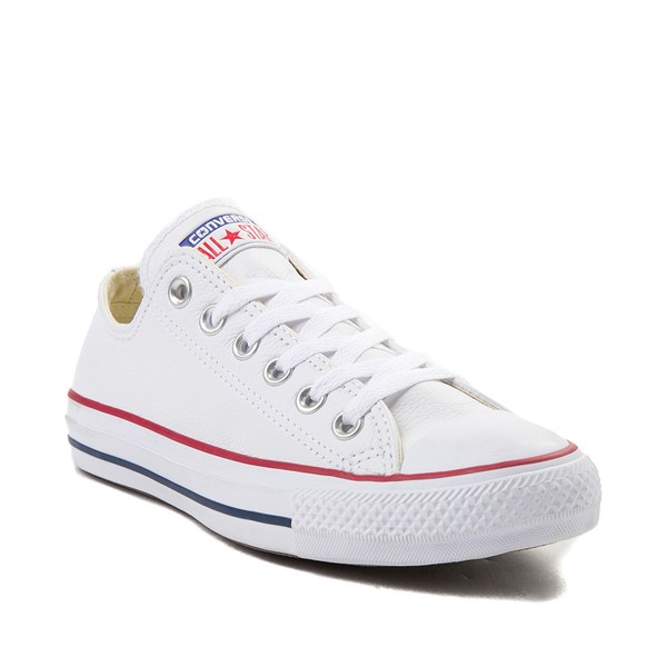 alternate view Converse Chuck Taylor All Star Lo Leather Sneaker - WhiteALT5