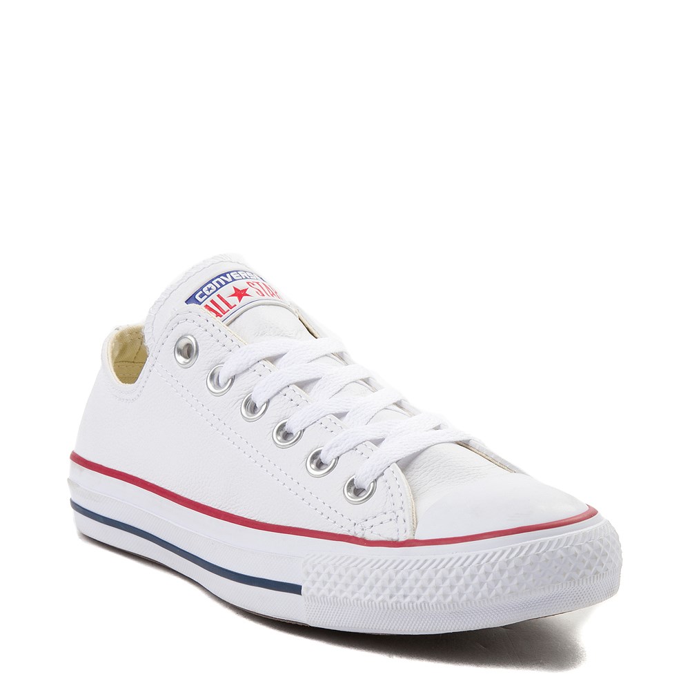 white all star converse leather