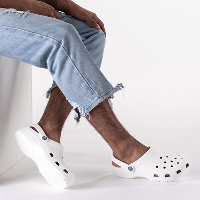 crocs white for men