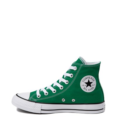 mint colored converse high tops
