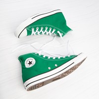 Low top green on sale converse