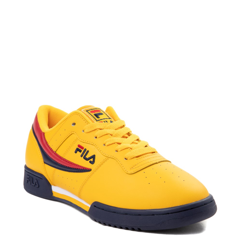 red and yellow filas