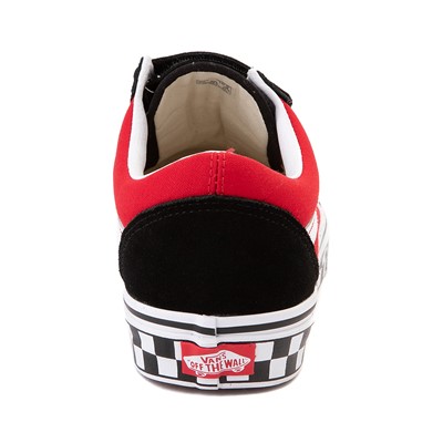 vans old skool logo pop red skate shoes