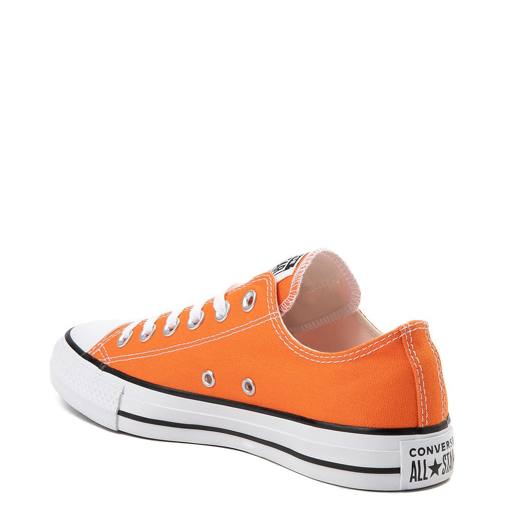 orange converse tennis shoes