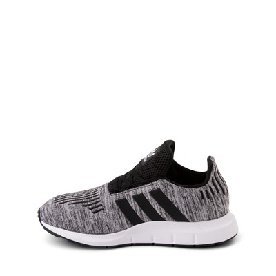 Alternate view of adidas Swift Run Athletic Shoe - Little Kid - Grey / Black