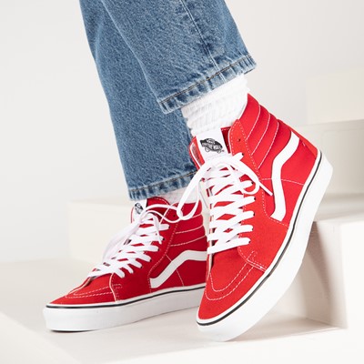 vans high tops red