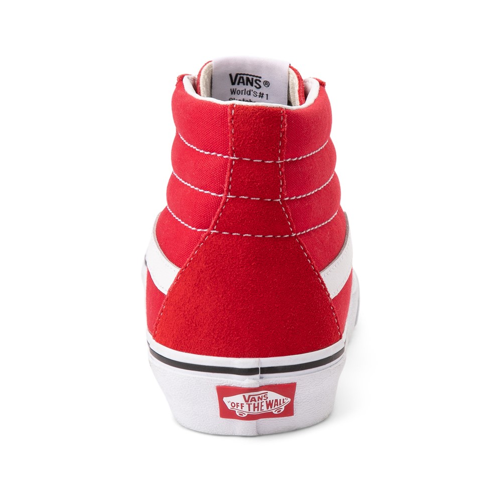 vans shoes high tops red