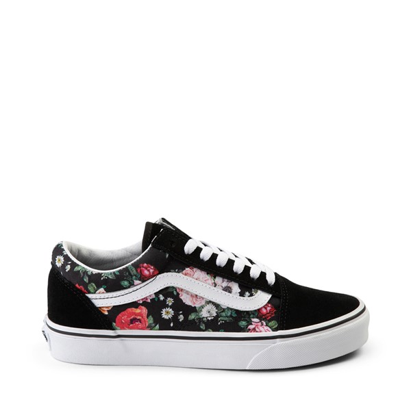 Vans Old Skool Garden Floral Skate Shoe - Black