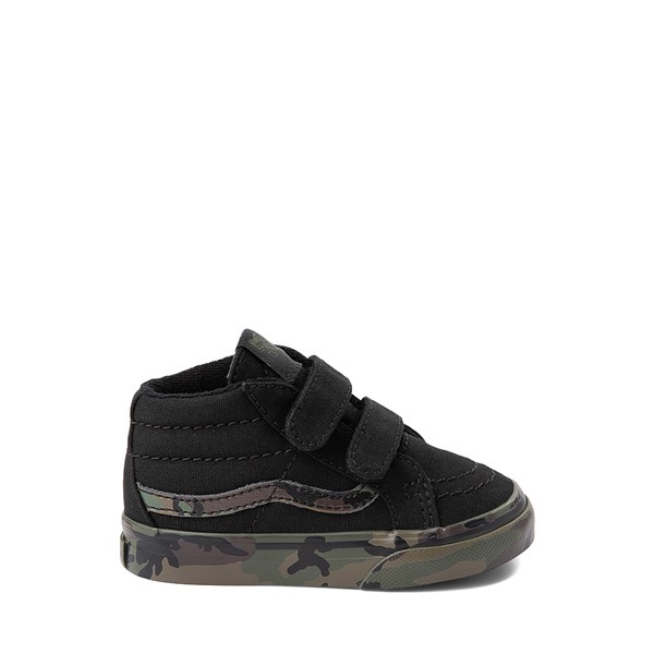 Main view of Vans Sk8-Mid Reissue V Skate Shoe - Baby / Toddler - Black / Camo