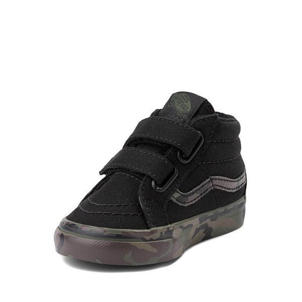 alternate view Chaussure de skate Vans Sk8 Mid Reissue V - Bébés / Tout-petits - Noire / CamouflageALT2