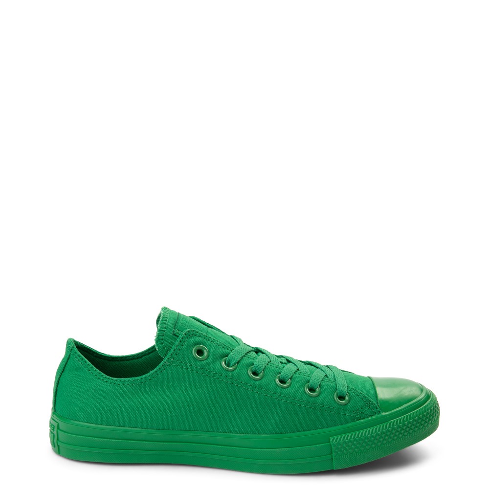 green leather converse