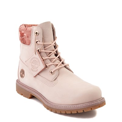 blush pink timberlands