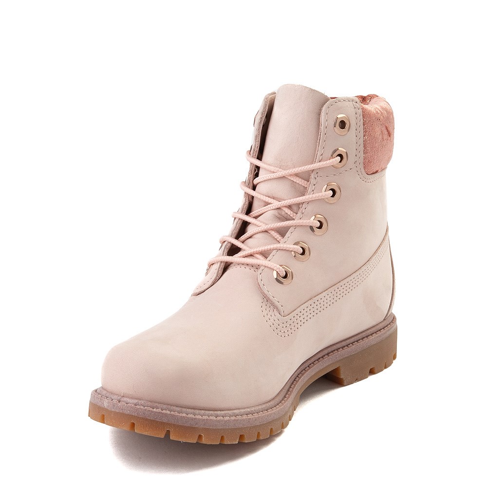 light pink timberland boots