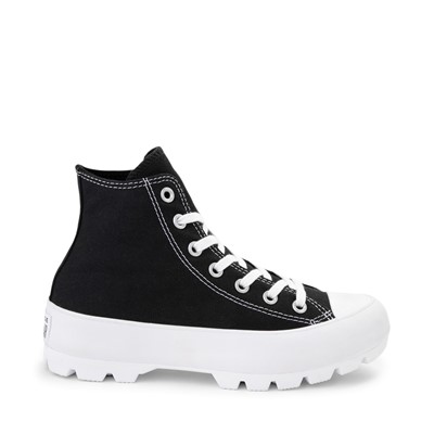 Alternate view of Womens Converse Chuck Taylor All Star Hi Lugged Sneaker - Black
