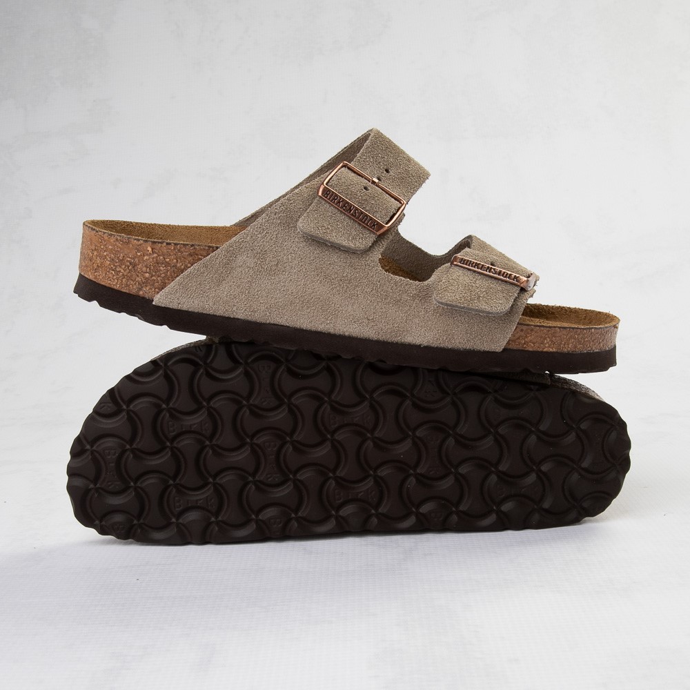 Womens Birkenstock Arizona Soft Footbed Sandal - Stone