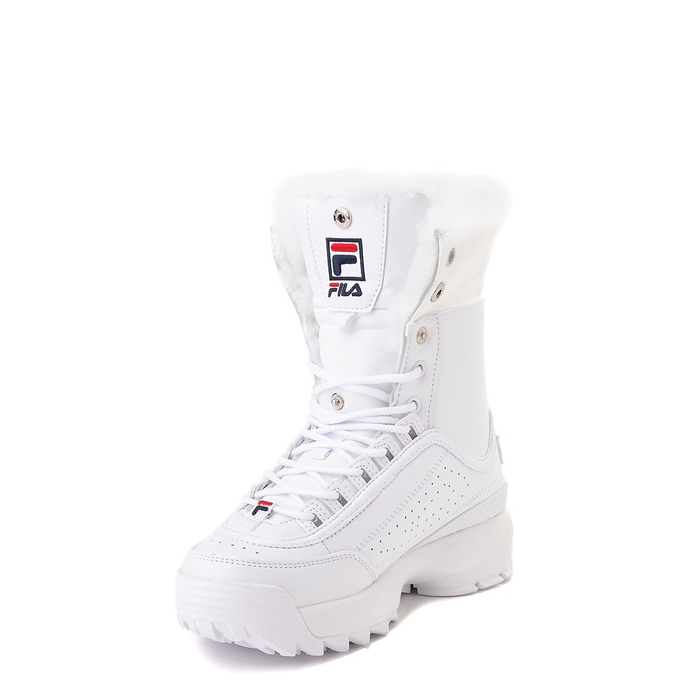 fila disruptor shearling athletic shoe