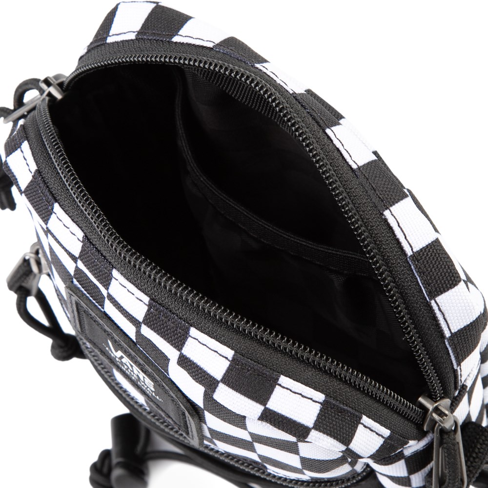 Vans Bail Checkerboard Shoulder Bag - Black / White | JourneysCanada