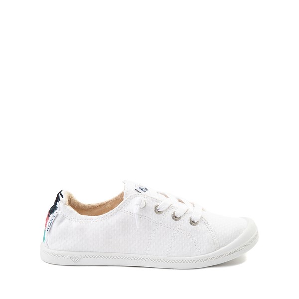Vue principale de Chaussure décontractée Roxy Bayshore pour femmes - Blanche / Multicolore