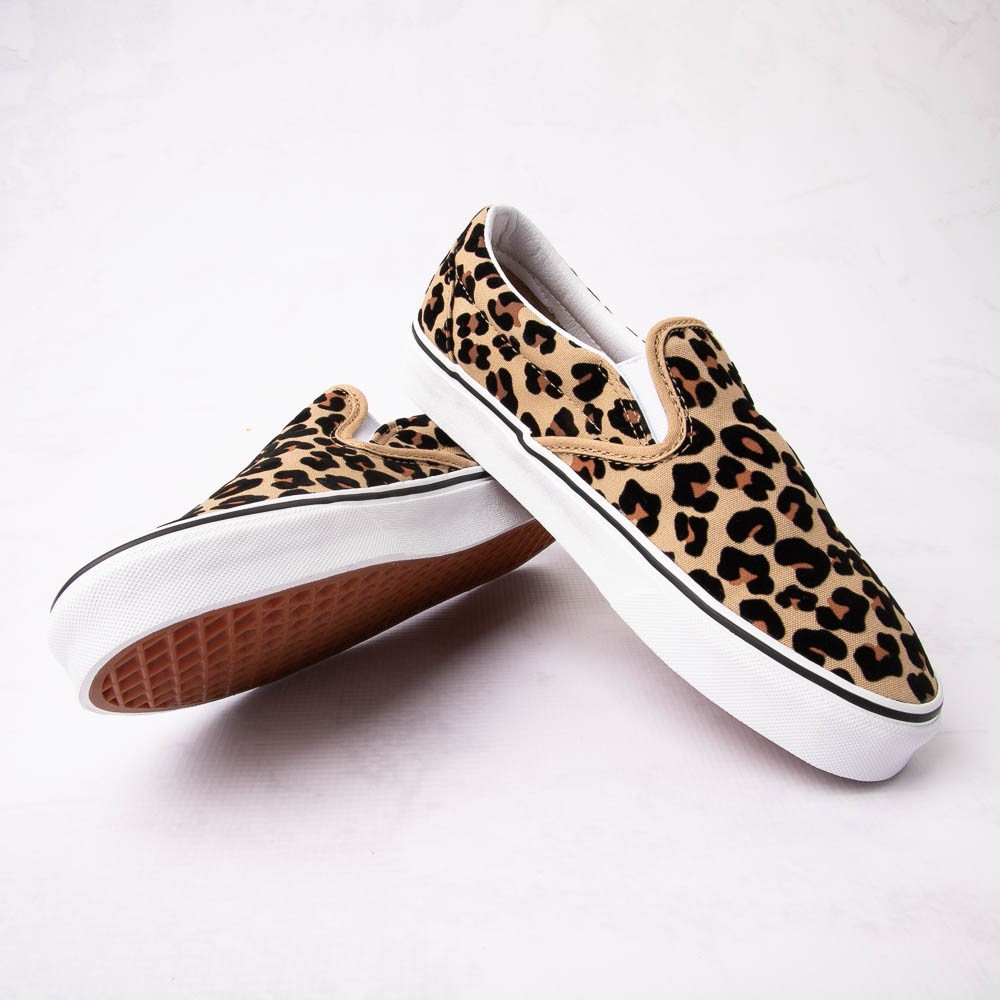 Black and White Leopard Print Womans Skateboard Casual Shoes Original Sports Shoes