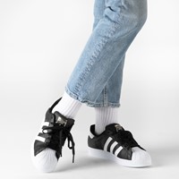 Black superstar shoes womens best sale