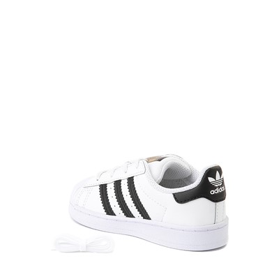 Alternate view of adidas Superstar Athletic Shoe - Baby / Toddler - White