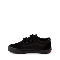 Black old skool vans kids best sale