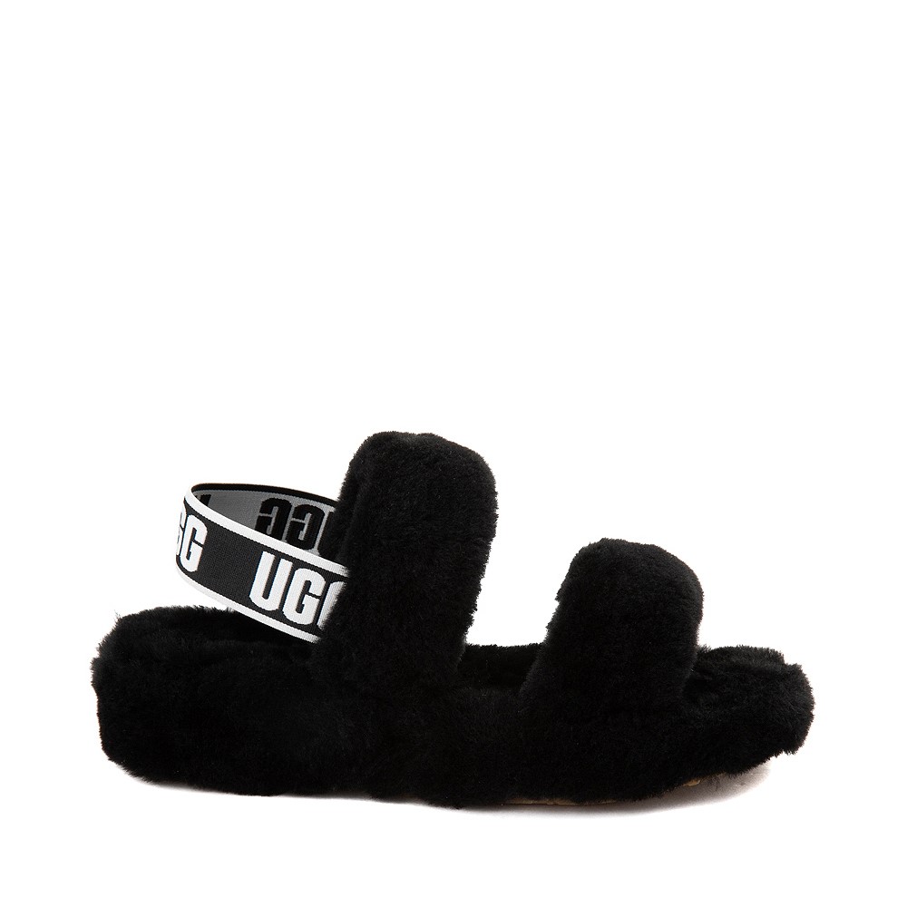 Womens UGG® Oh Yeah Slide Sandal - Black | JourneysCanada