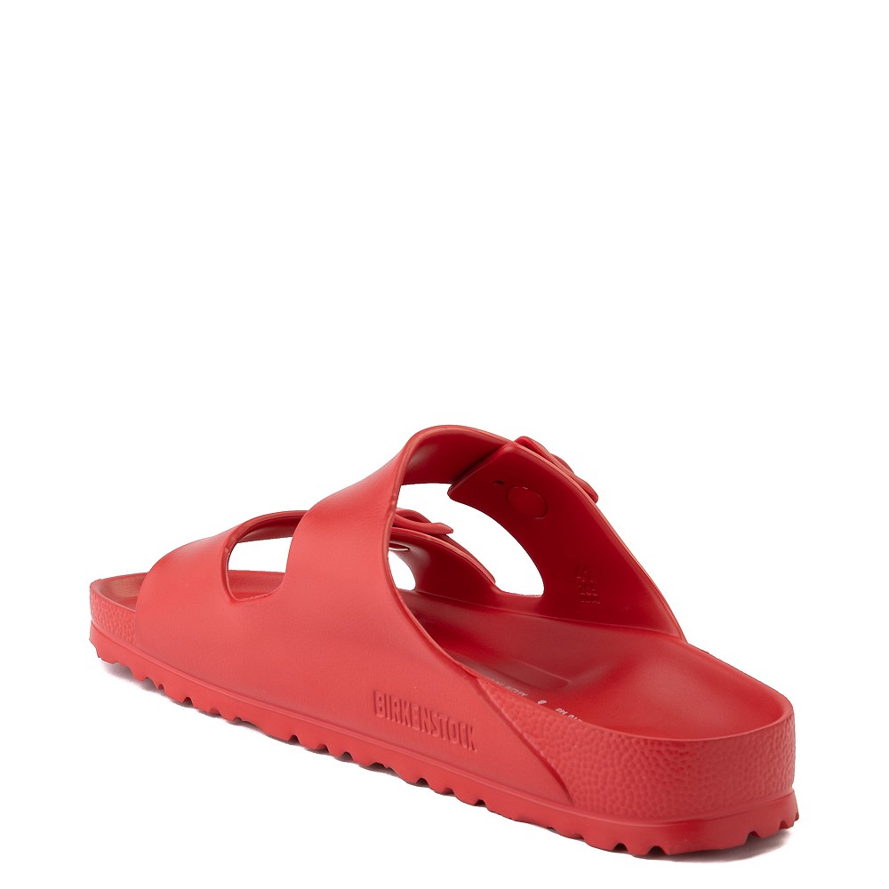 red birkenstock sandals