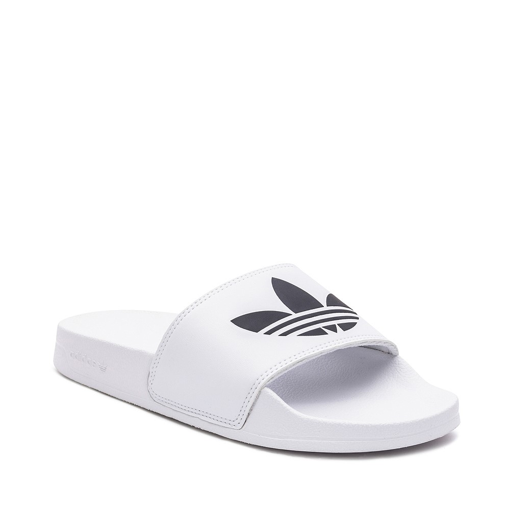 Mens adidas Adilette Lite Slide Sandal - White | JourneysCanada