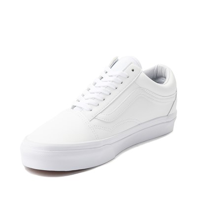 white leather vans review