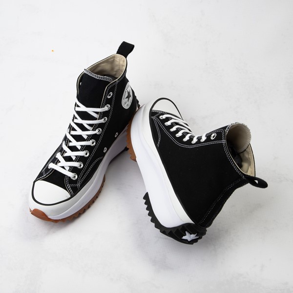 alternate view Converse Run Star Hike Platform Sneaker - Black / White / GumTHERO