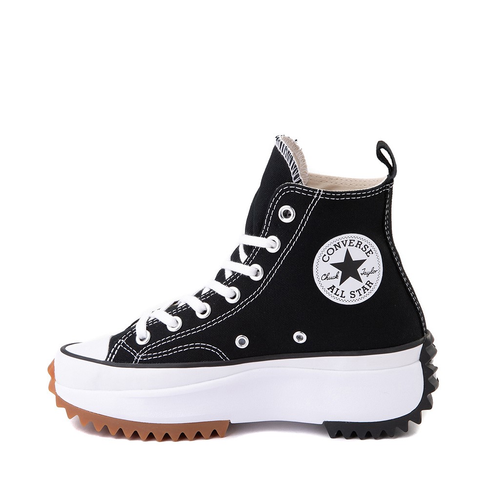 Converse Run Star Hike Platform Sneaker - Black / White / Gum صور حصاله