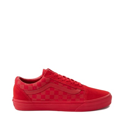 all red vans womens