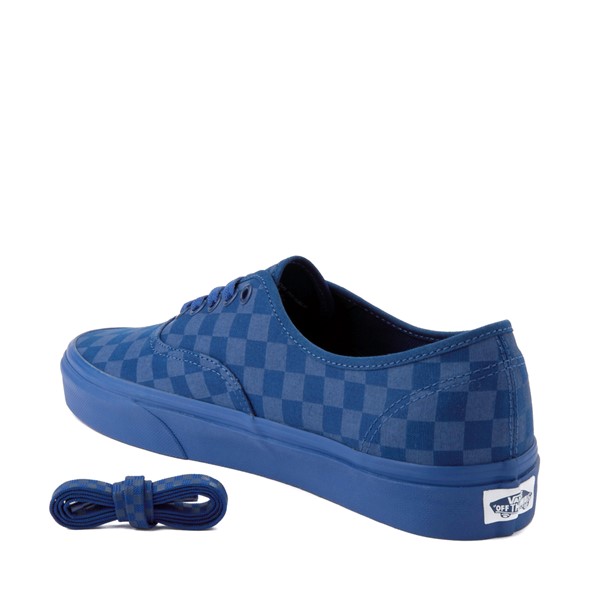 van blue checkered