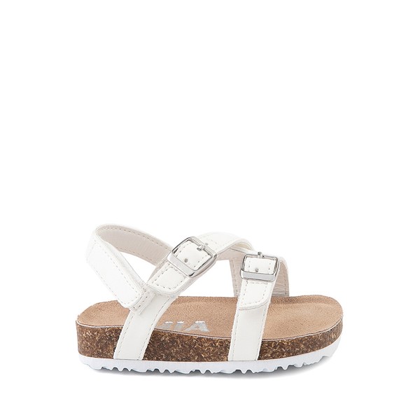 Main view of MIA Violet Sandal - Baby / Toddler - White