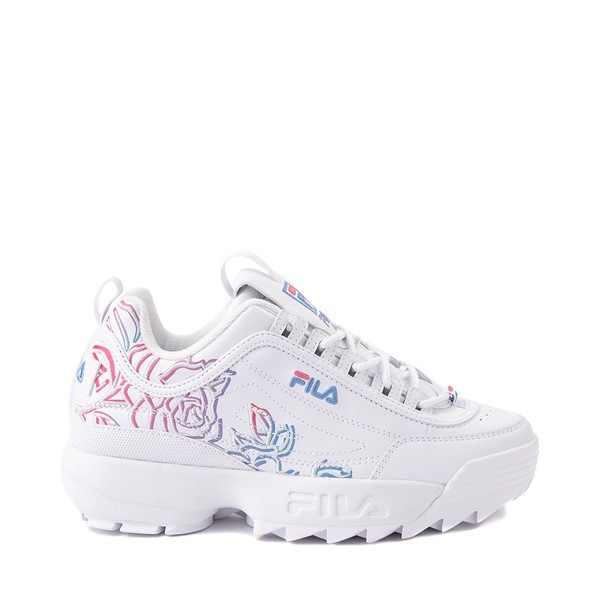 Main view of Womens Fila Disruptor 2 Rose Athletic Shoe - White