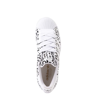 adidas superstar leopard white