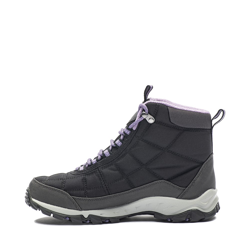 Womens Columbia Firecamp™ Boot - Black / Plum Purple | JourneysCanada