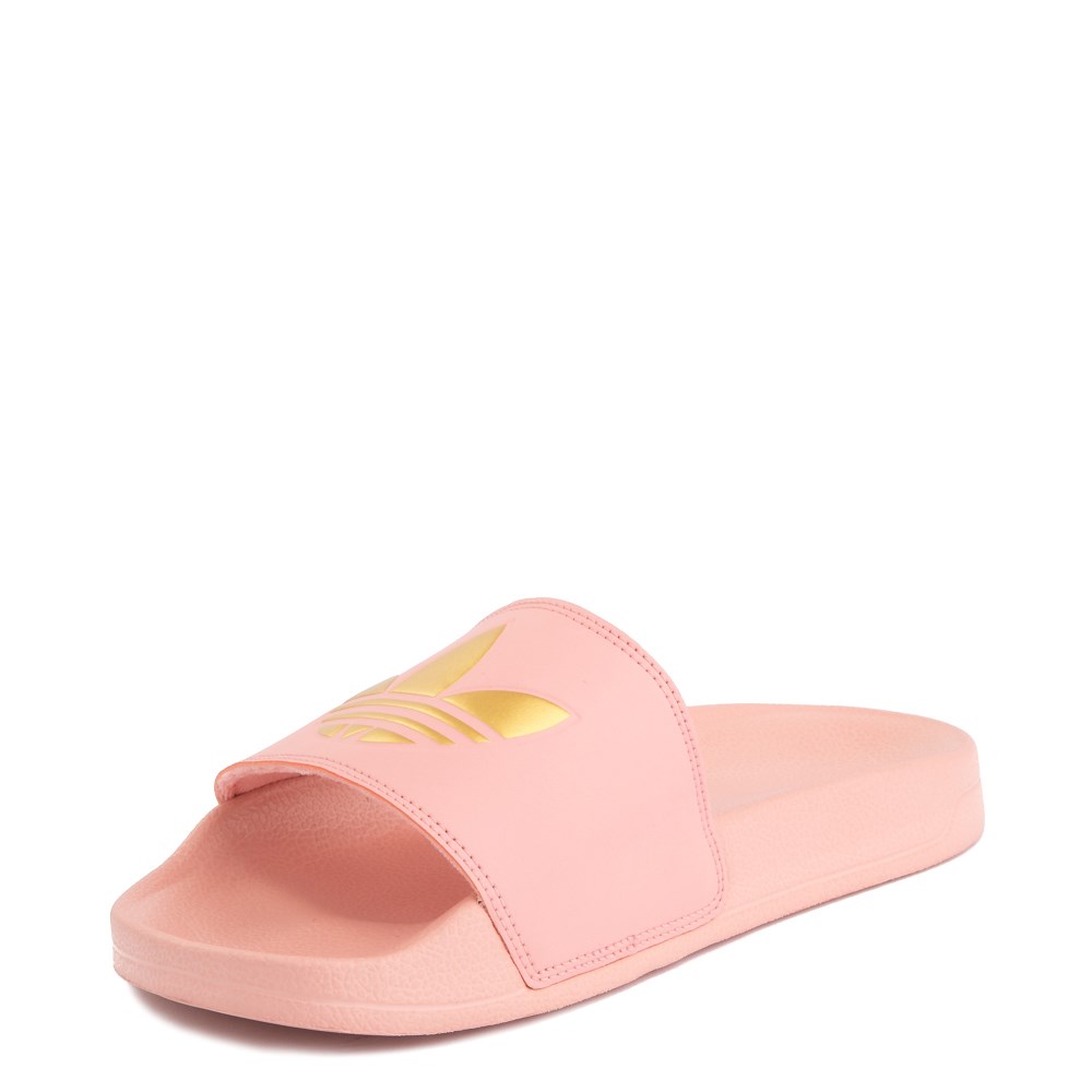 adidas adilette sandals rose gold
