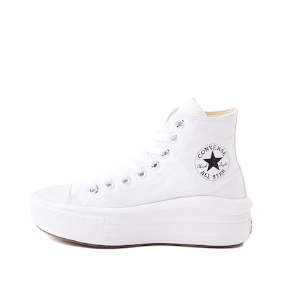 platform converse high top white