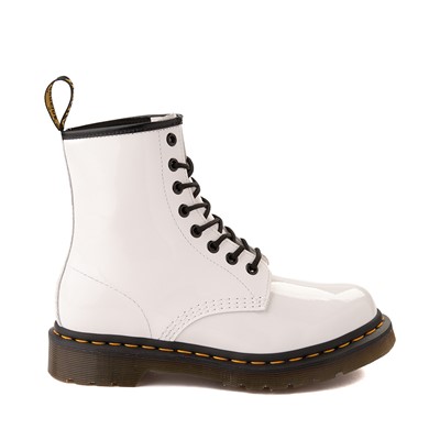 Alternate view of Womens Dr. Martens 1460 8-Eye Patent Boot - White