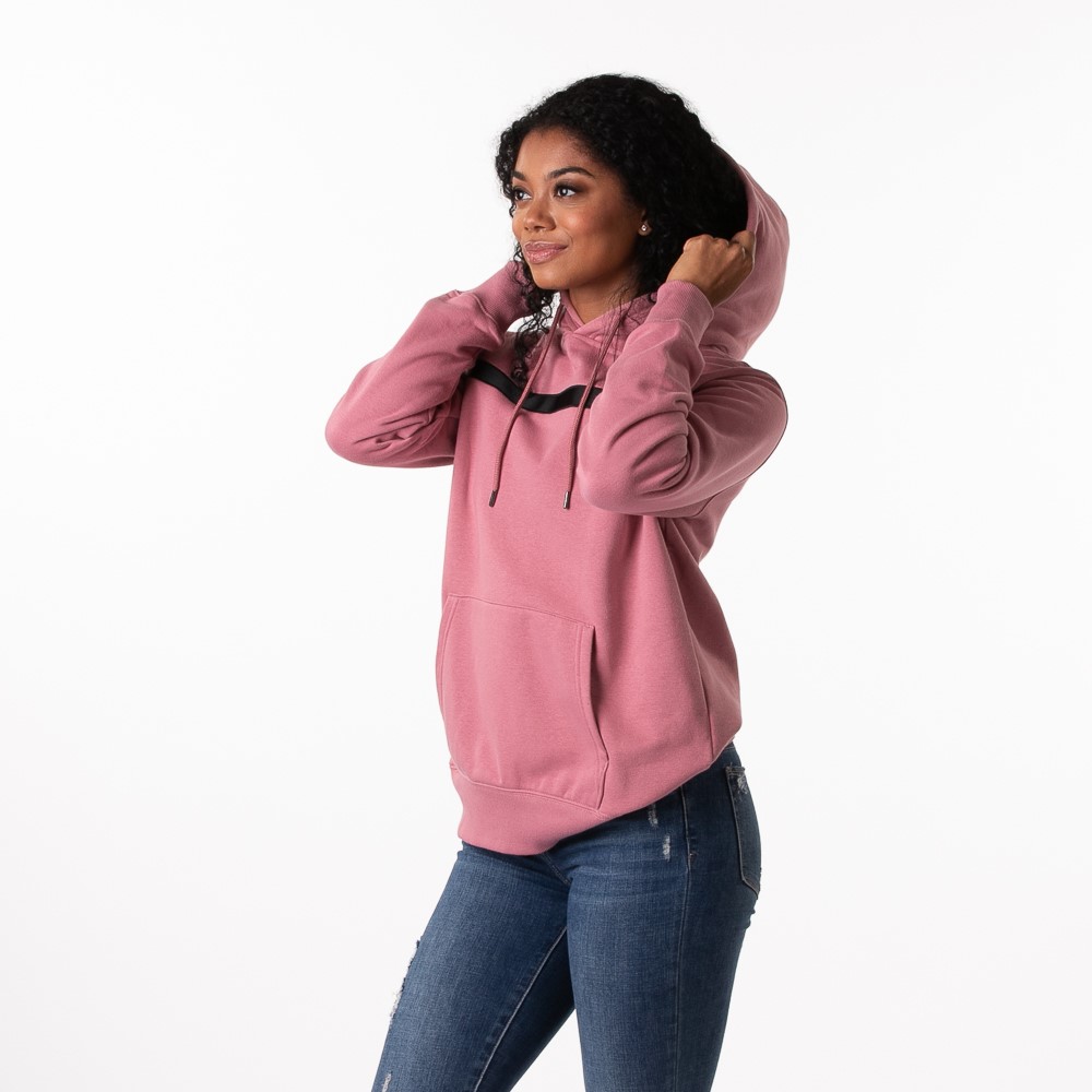 the north face drawstring waist crop hoodie