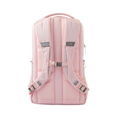 north face light pink backpack