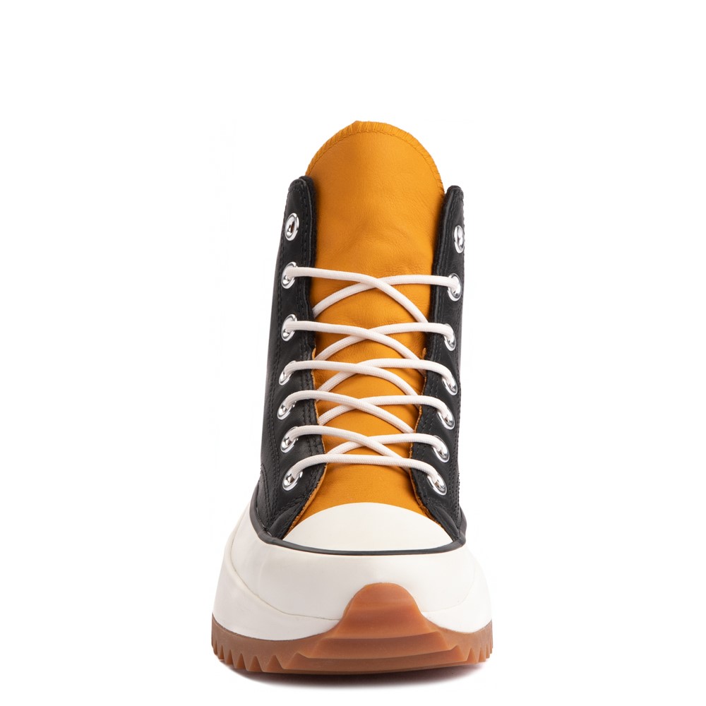 women's converse run star hike leather platform sneaker boots