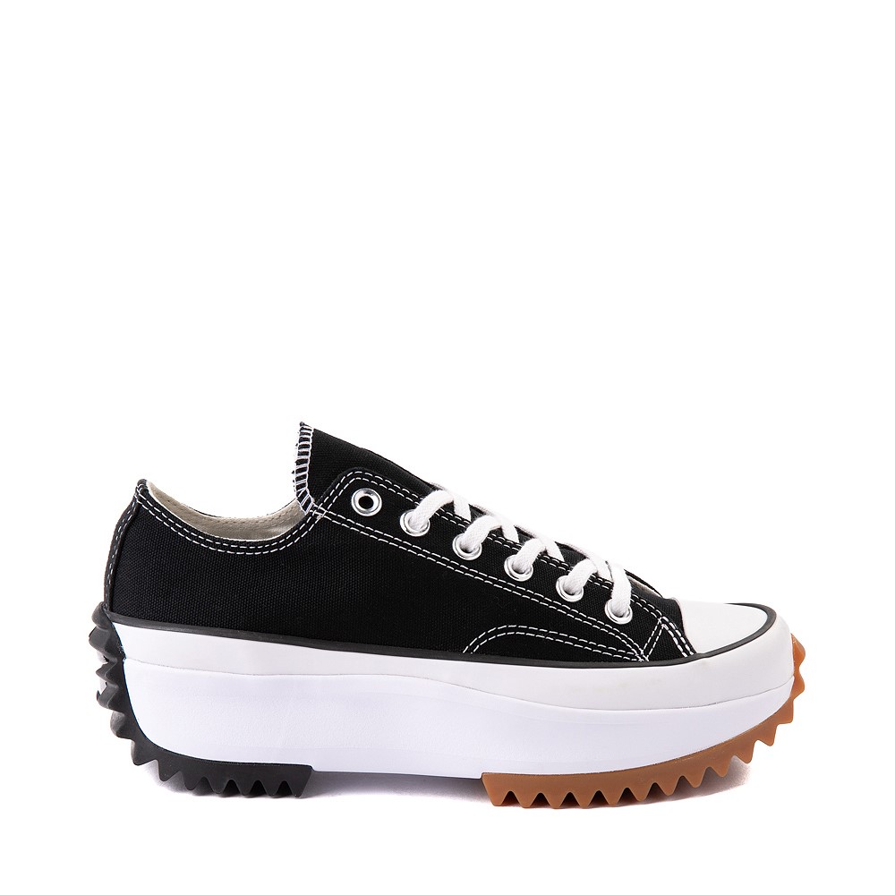 Converse Run Star Hike Lo Platform Sneaker - Black / White / Gum